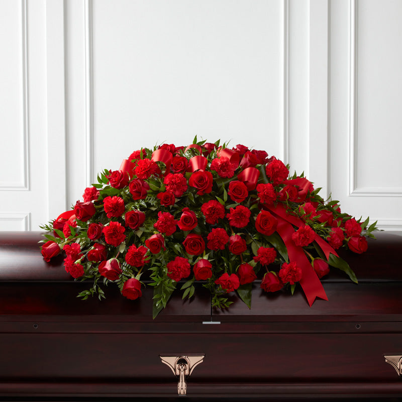 Dearly Departed Casket Spray