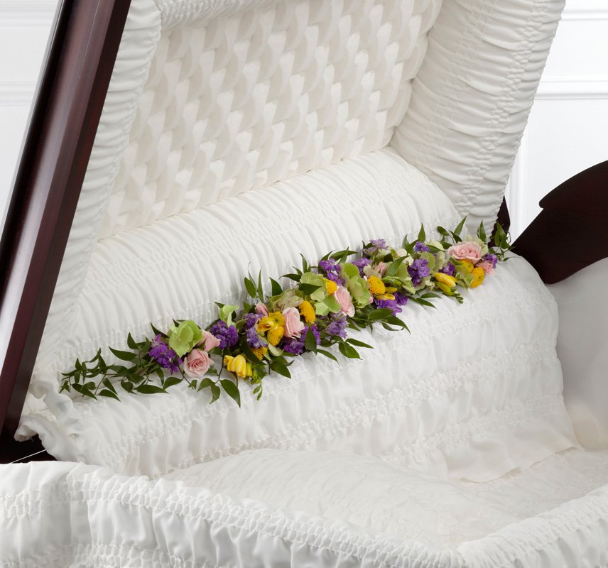 Trail of Flowers Casket Adornment