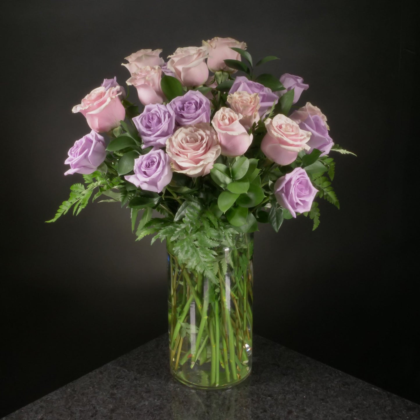 24 Roses / Vase / Basic