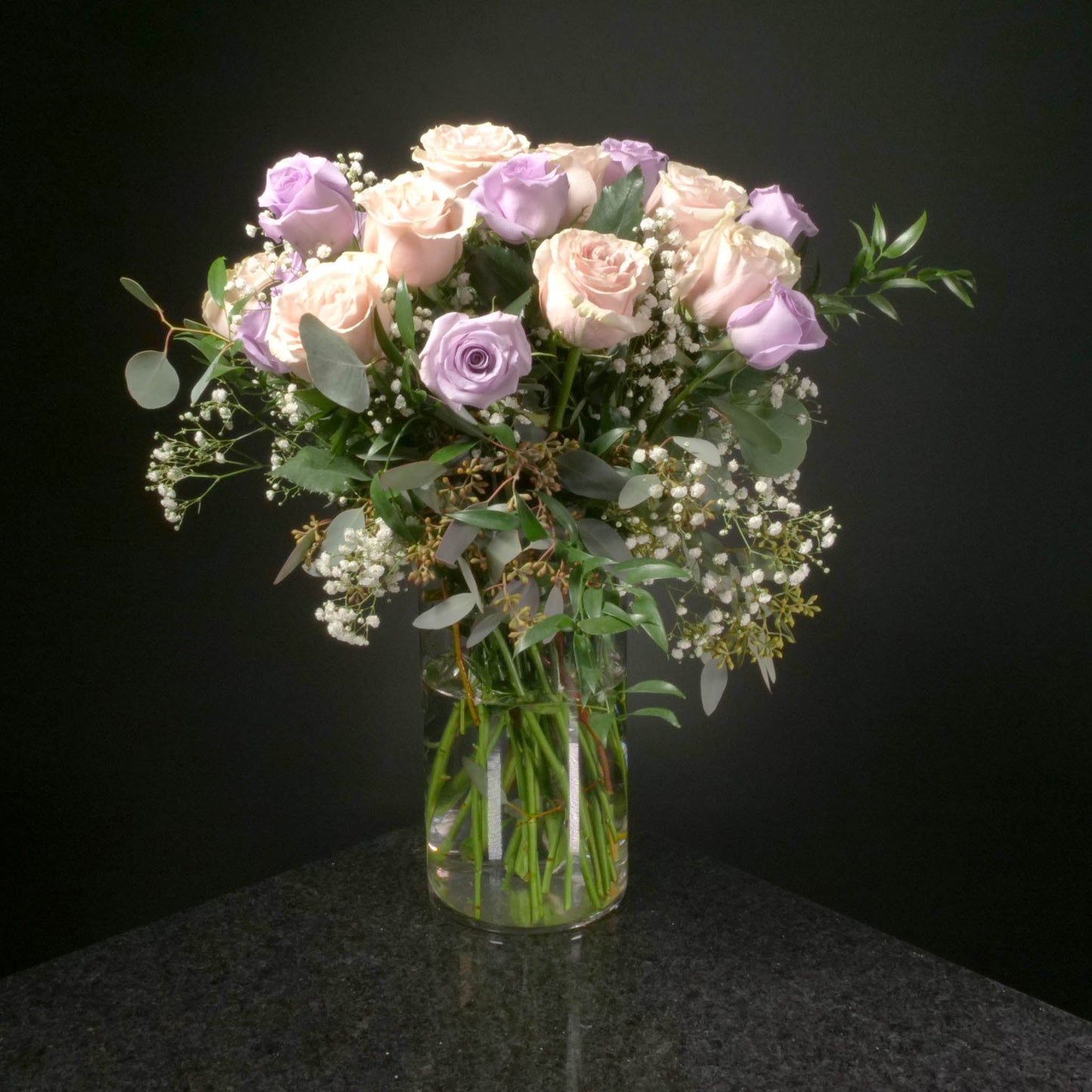 24 Roses / Vase / Fancy