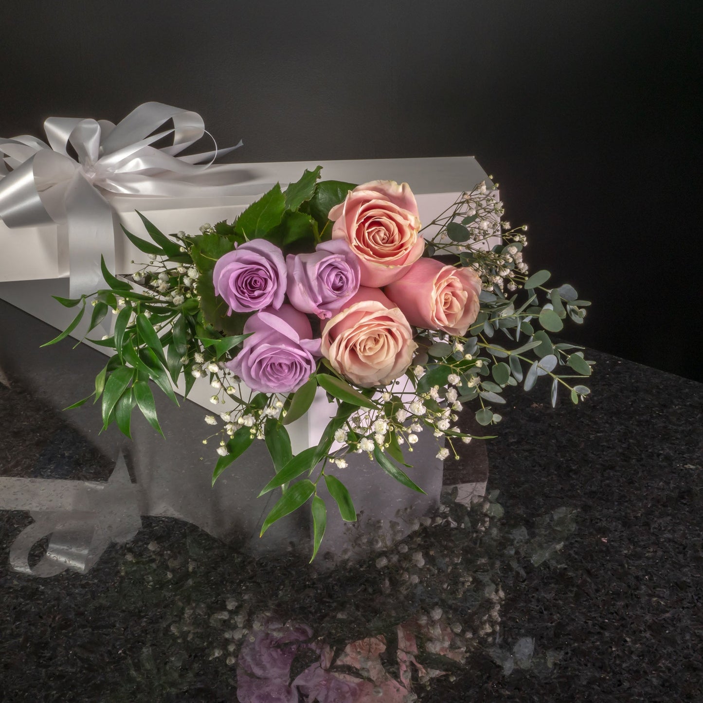 6 Roses / Boxed / Fancy