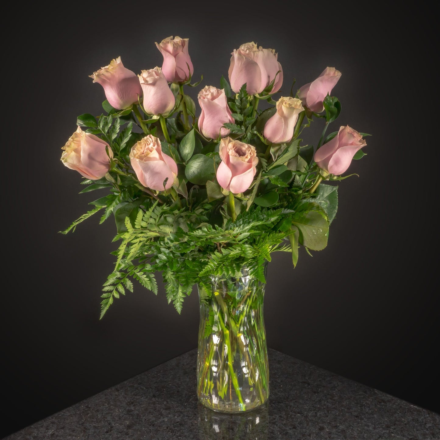 12 Roses / Vase / Basic
