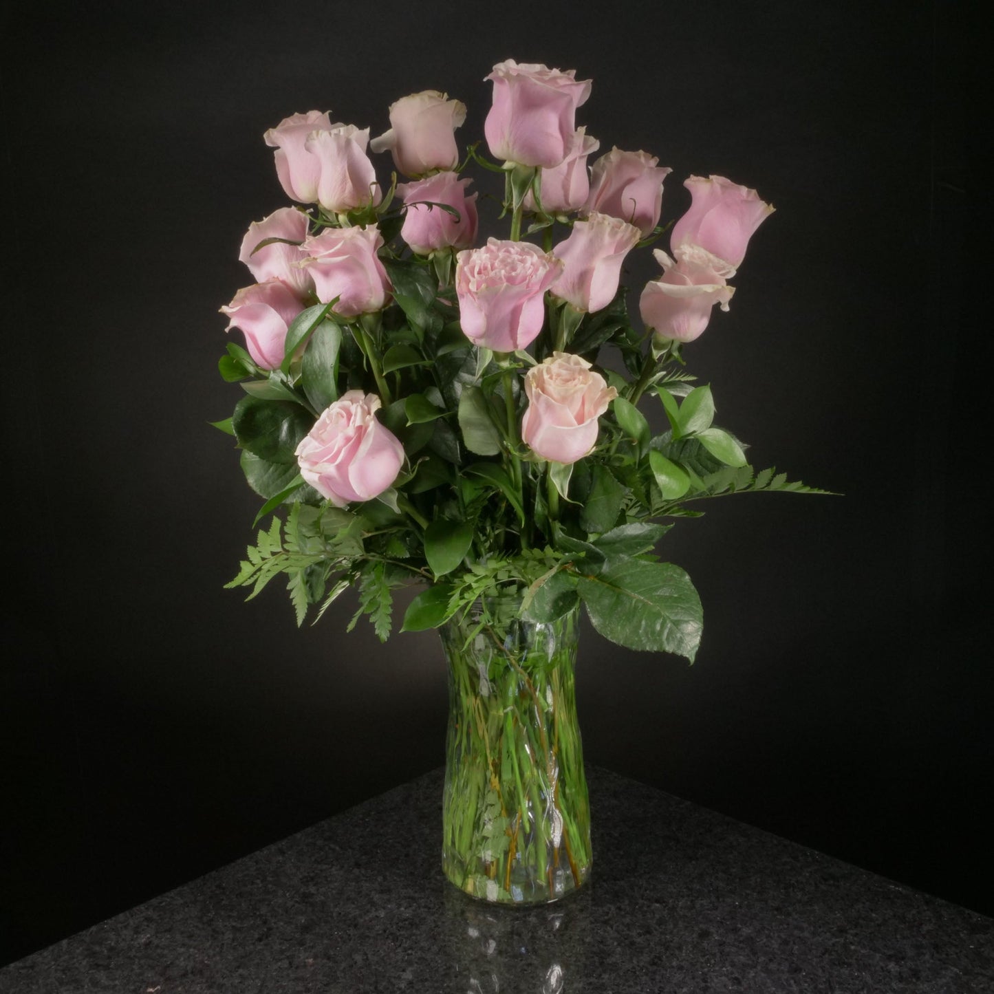 18 Roses / Vase / Basic