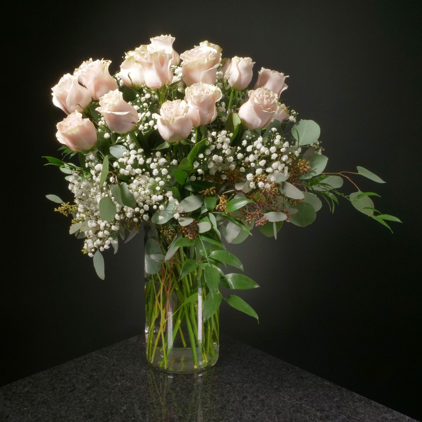 36 Roses / Vase / Fancy