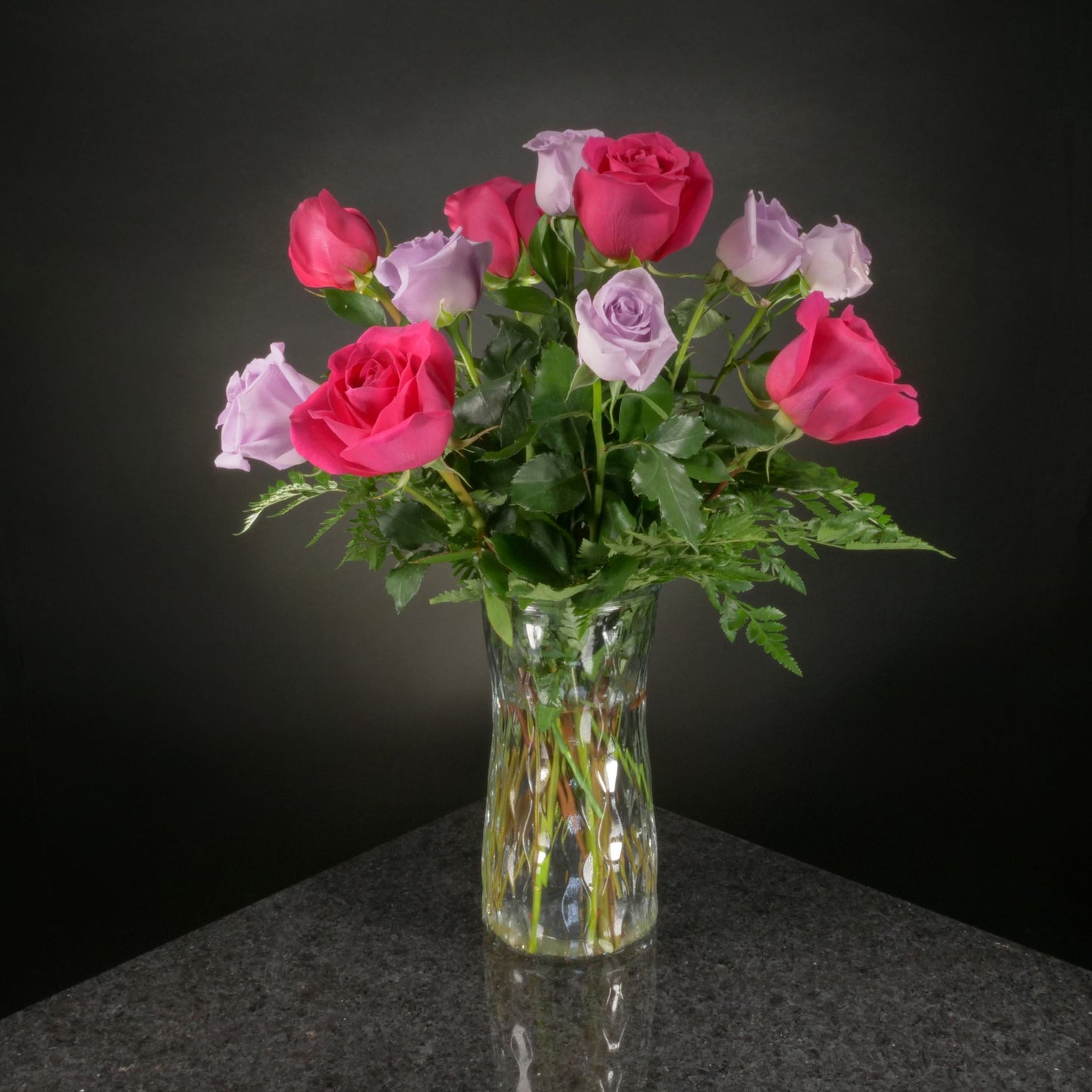 12 Roses / Vase / Basic
