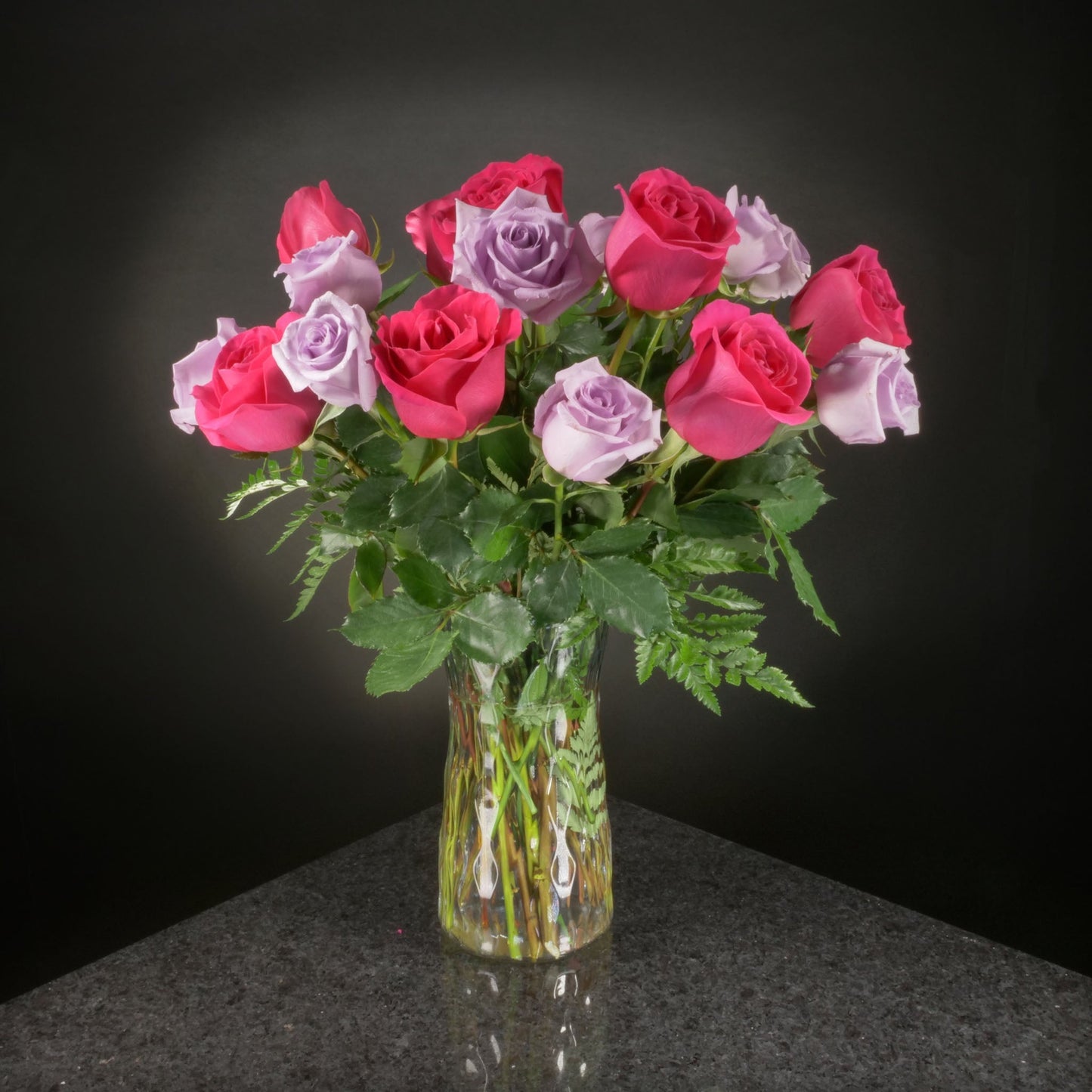18 Roses / Vase / Basic