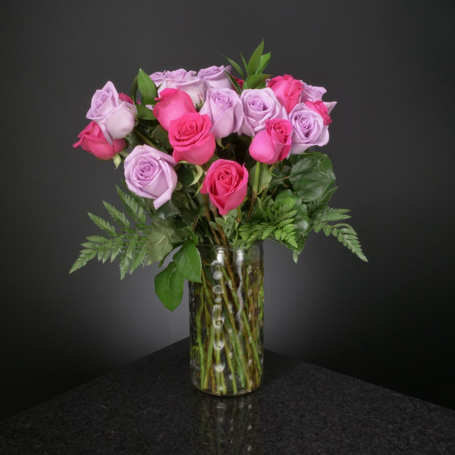 24 Roses / Vase / Basic