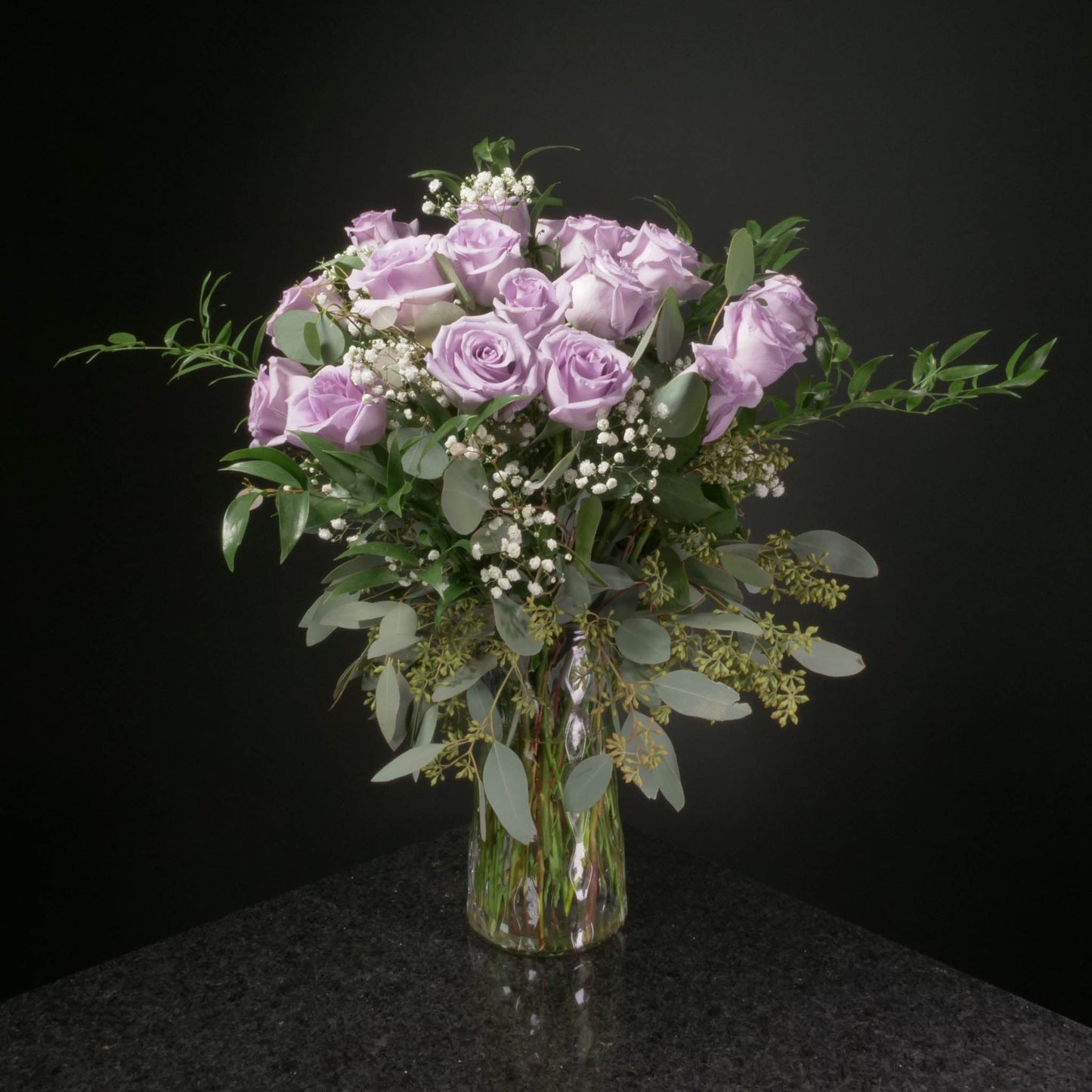 18 Roses / Vase / Fancy