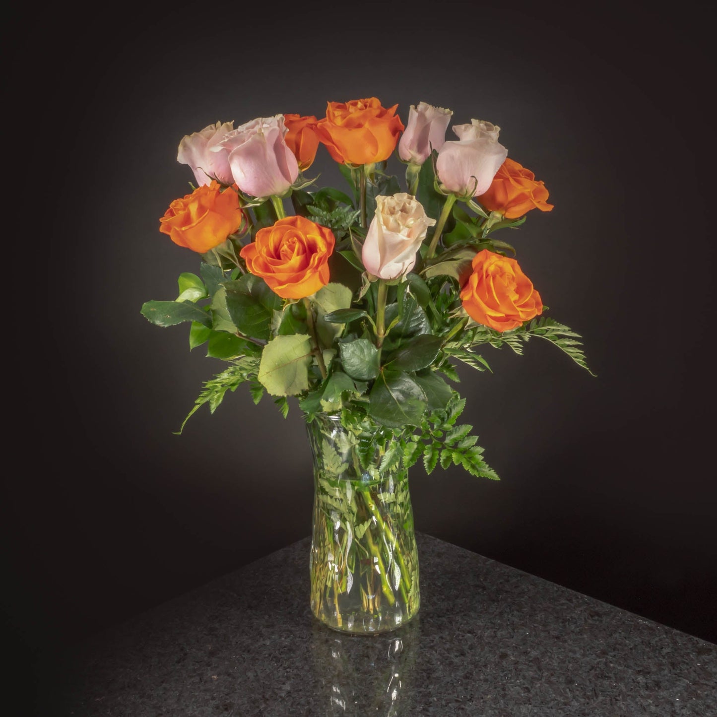 12 Roses / Vase / Basic