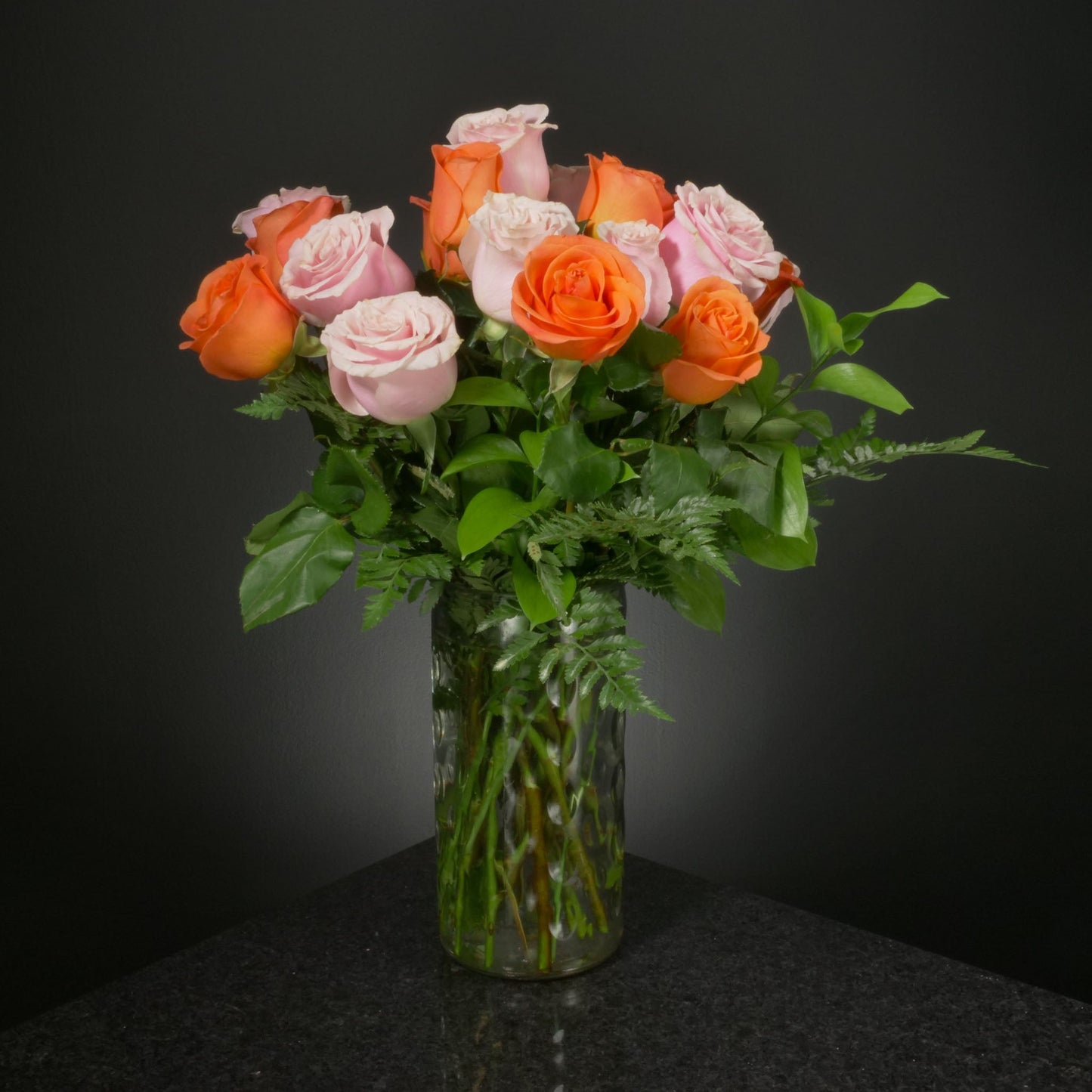 18 Roses / Vase / Basic