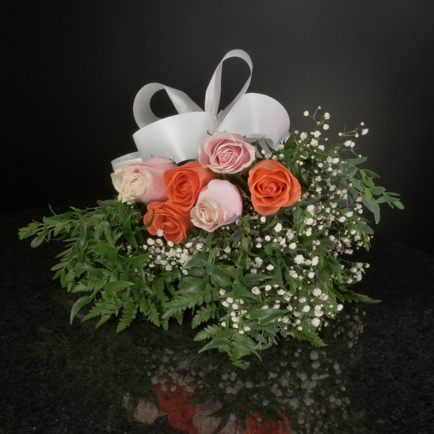 6 Roses / Hand-Tied / Fancy