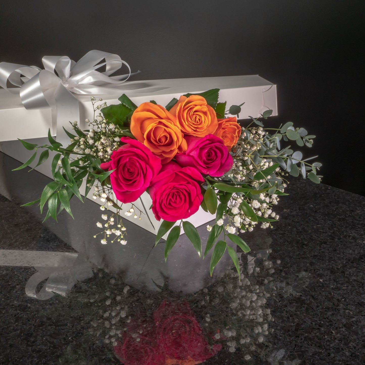 6 Roses / Boxed / Fancy
