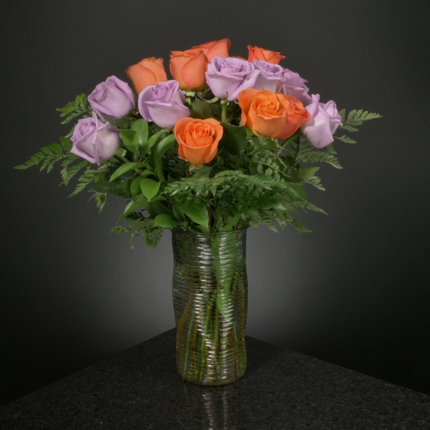 18 Roses / Vase / Basic