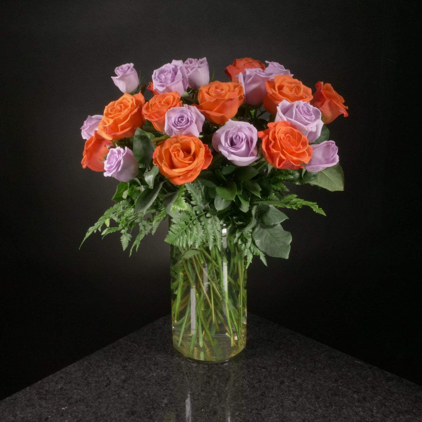 24 Roses / Vase / Basic