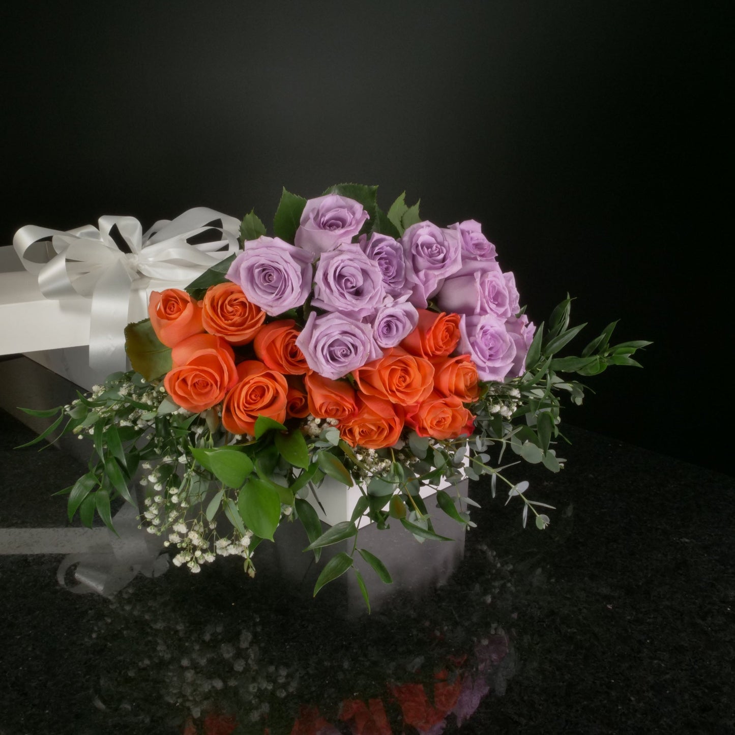24 Roses / Boxed / Fancy