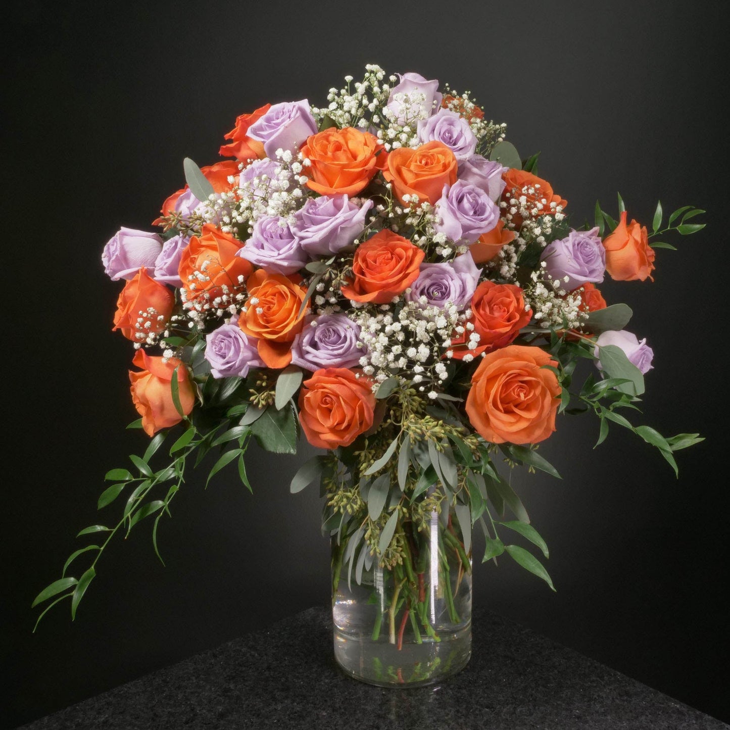 36 Roses / Vase / Fancy