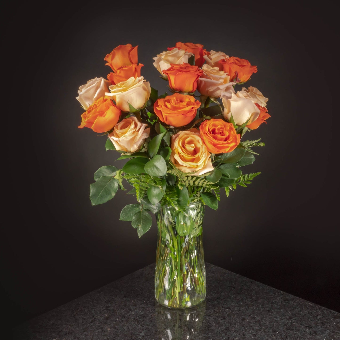 18 Roses / Vase / Basic