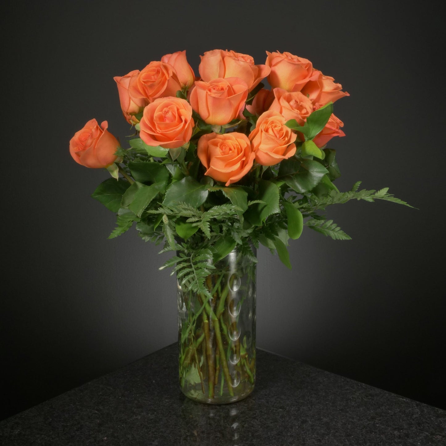 18 Roses / Vase / Basic