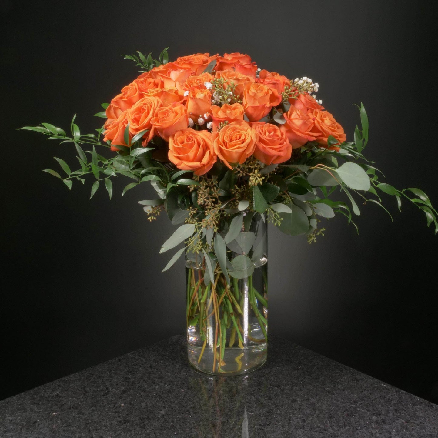 36 Roses / Vase / Fancy