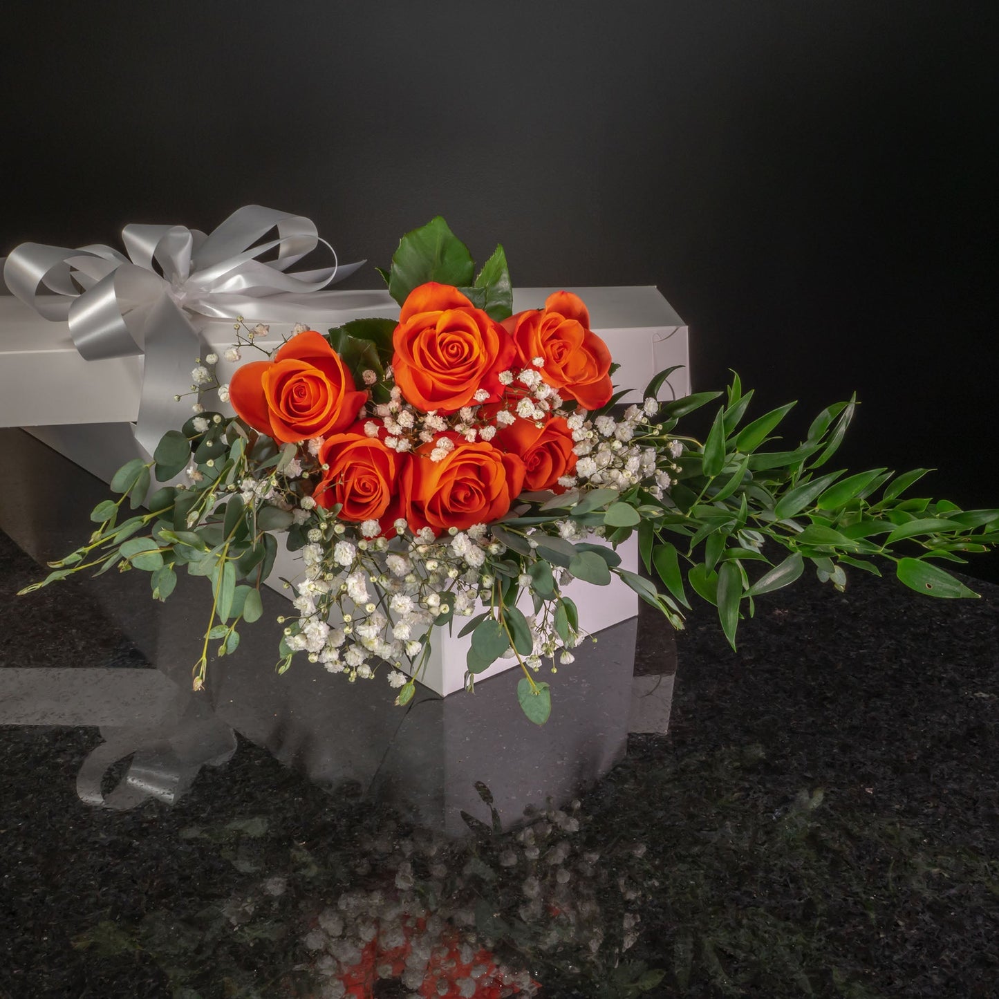 6 Roses / Boxed / Fancy