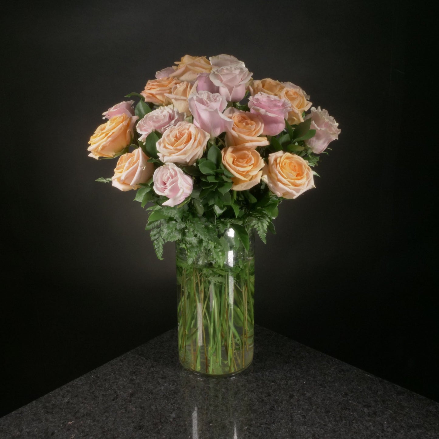 24 Roses / Vase / Basic