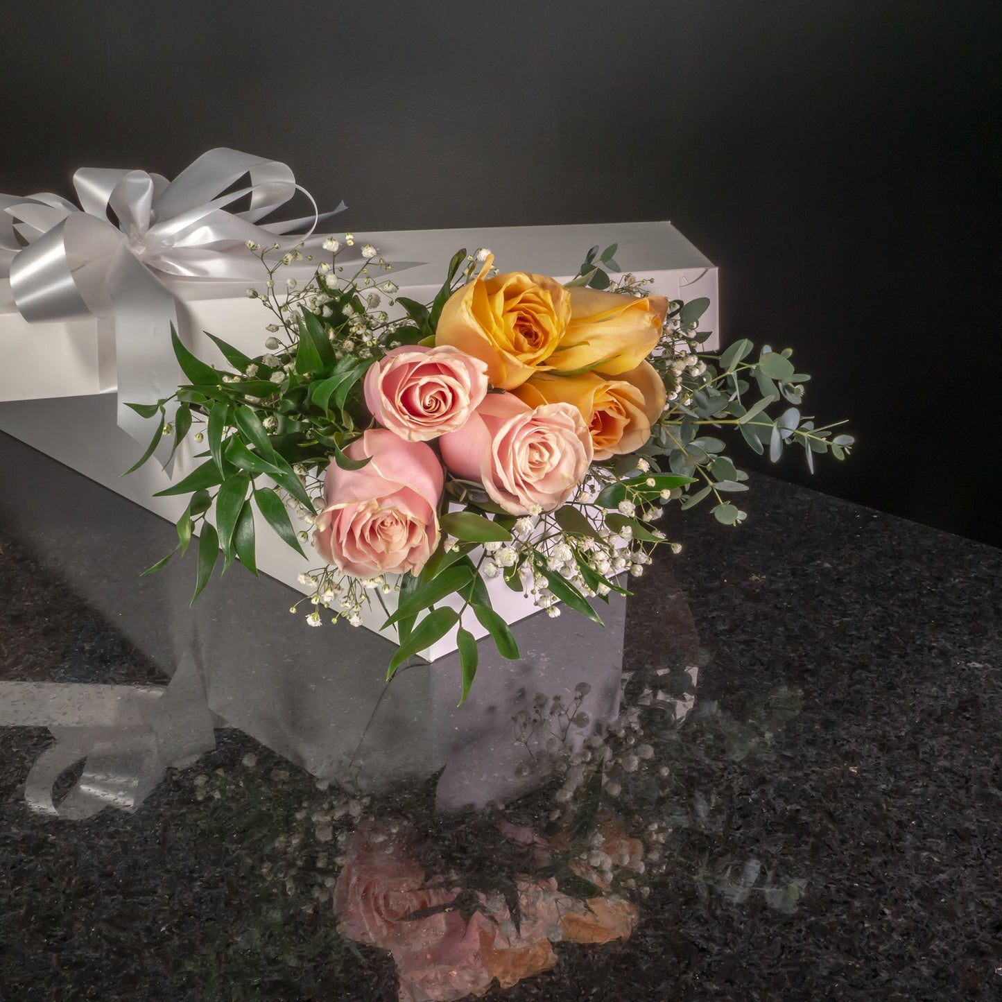 6 Roses / Boxed / Fancy
