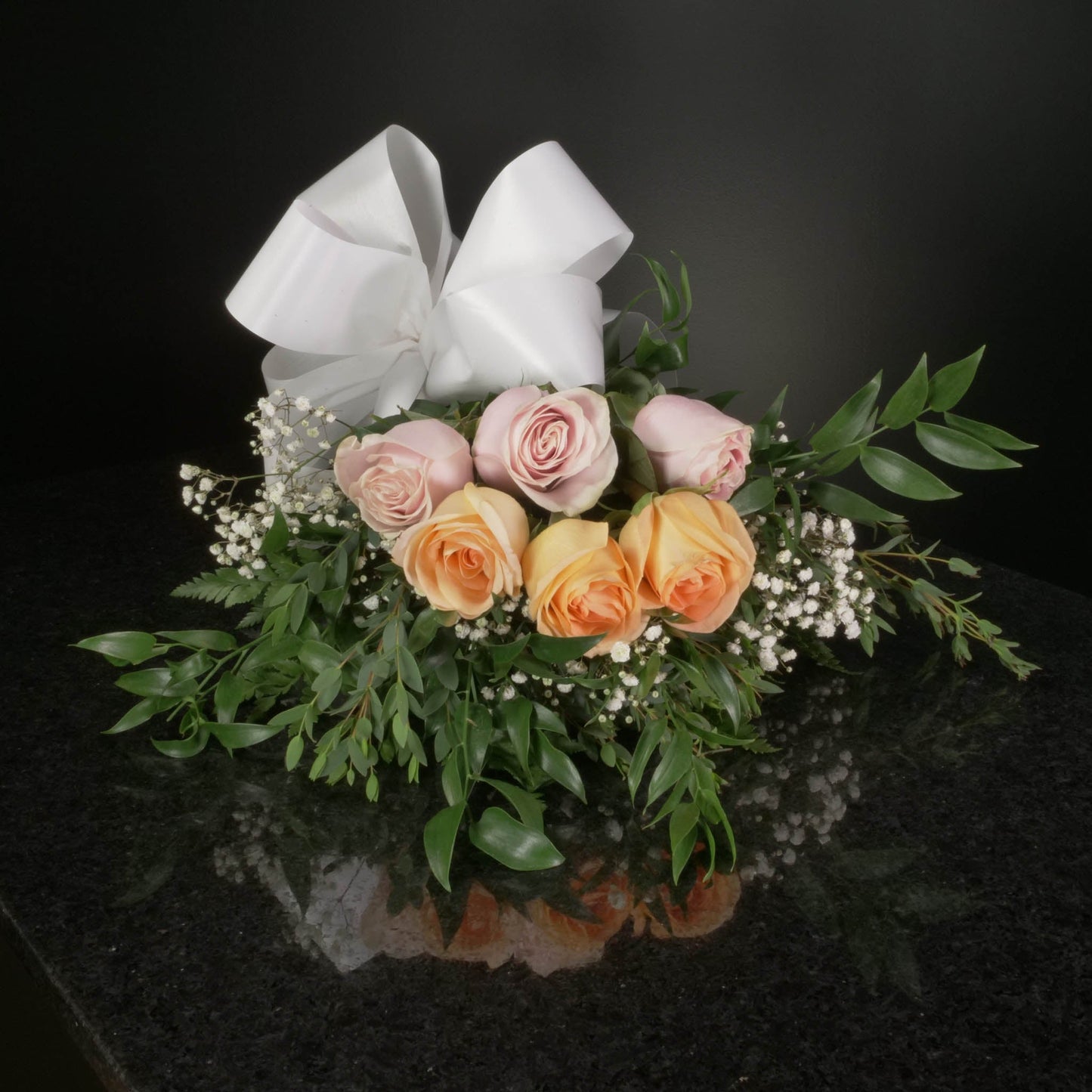 6 Roses / Hand-Tied / Fancy