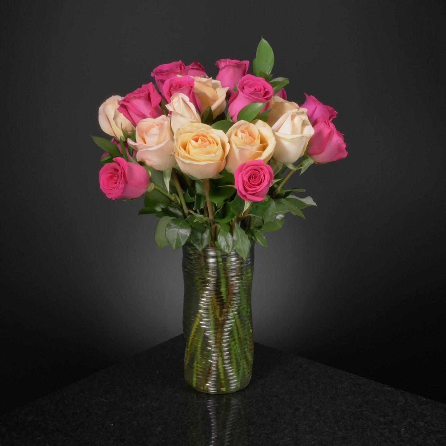 24 Roses / Vase / Basic