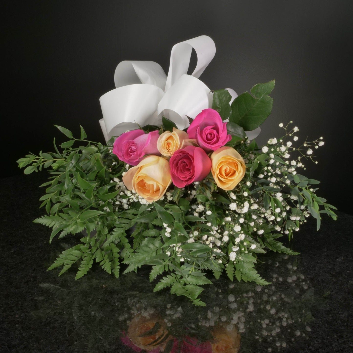 6 Roses / Hand-Tied / Fancy