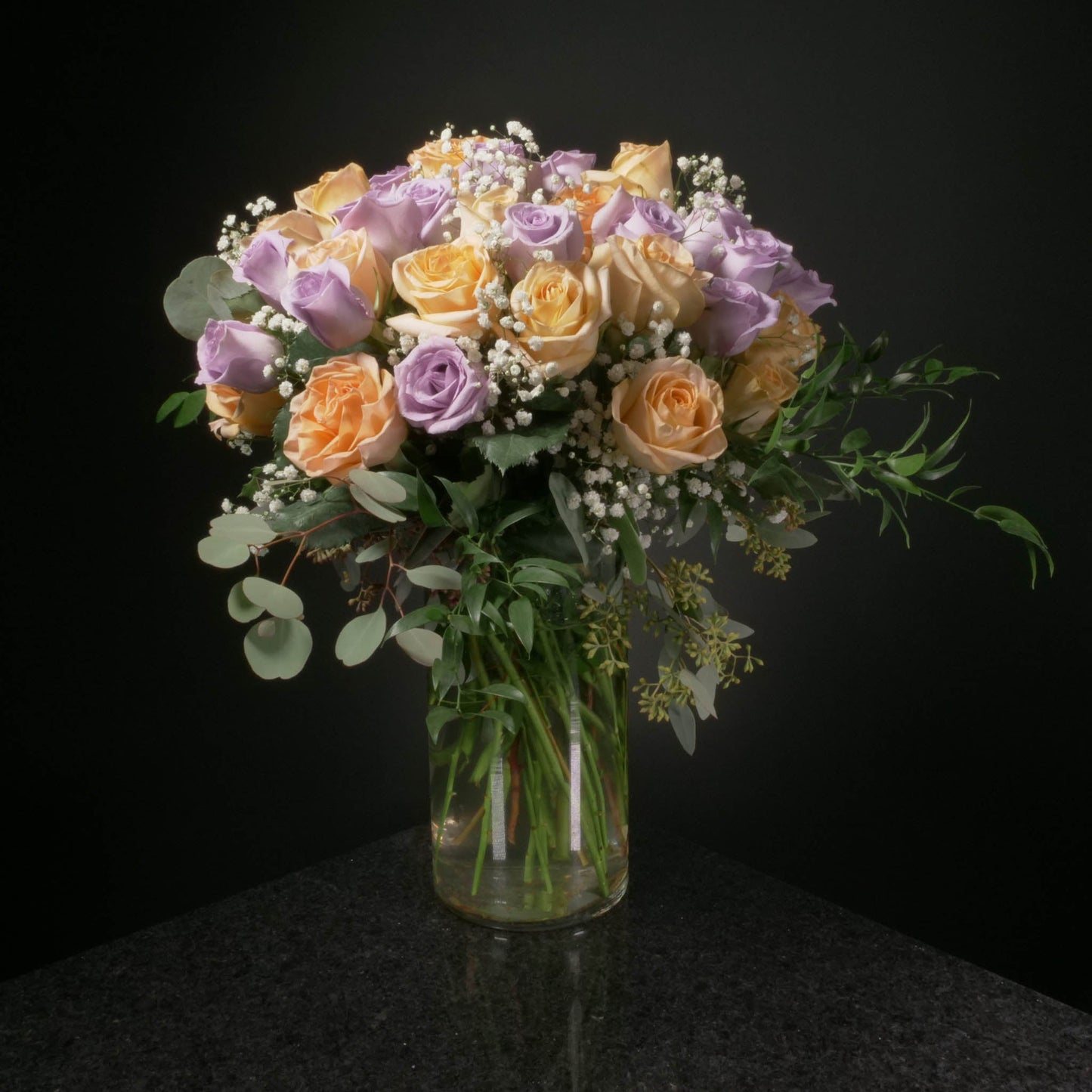 36 Roses / Vase / Fancy