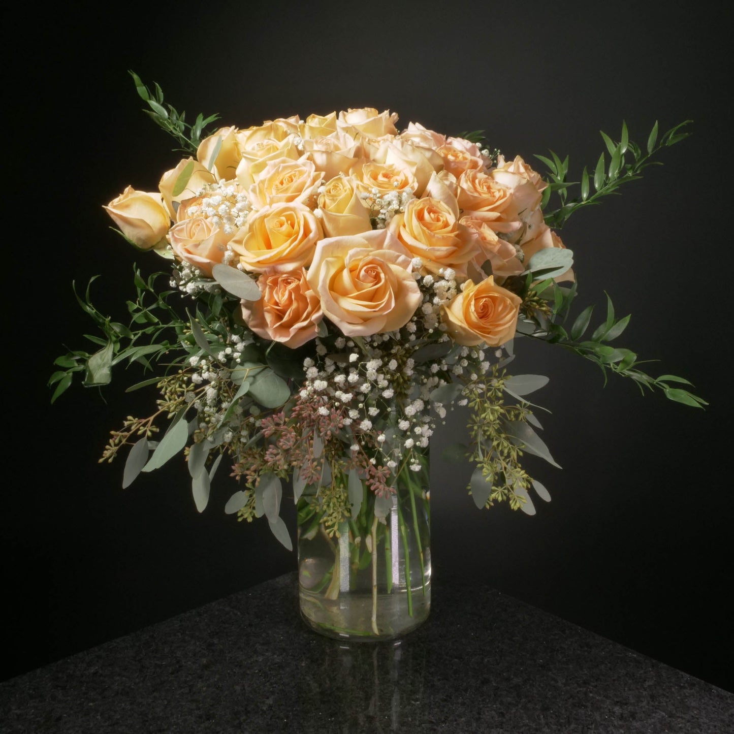 36 Roses / Vase / Fancy