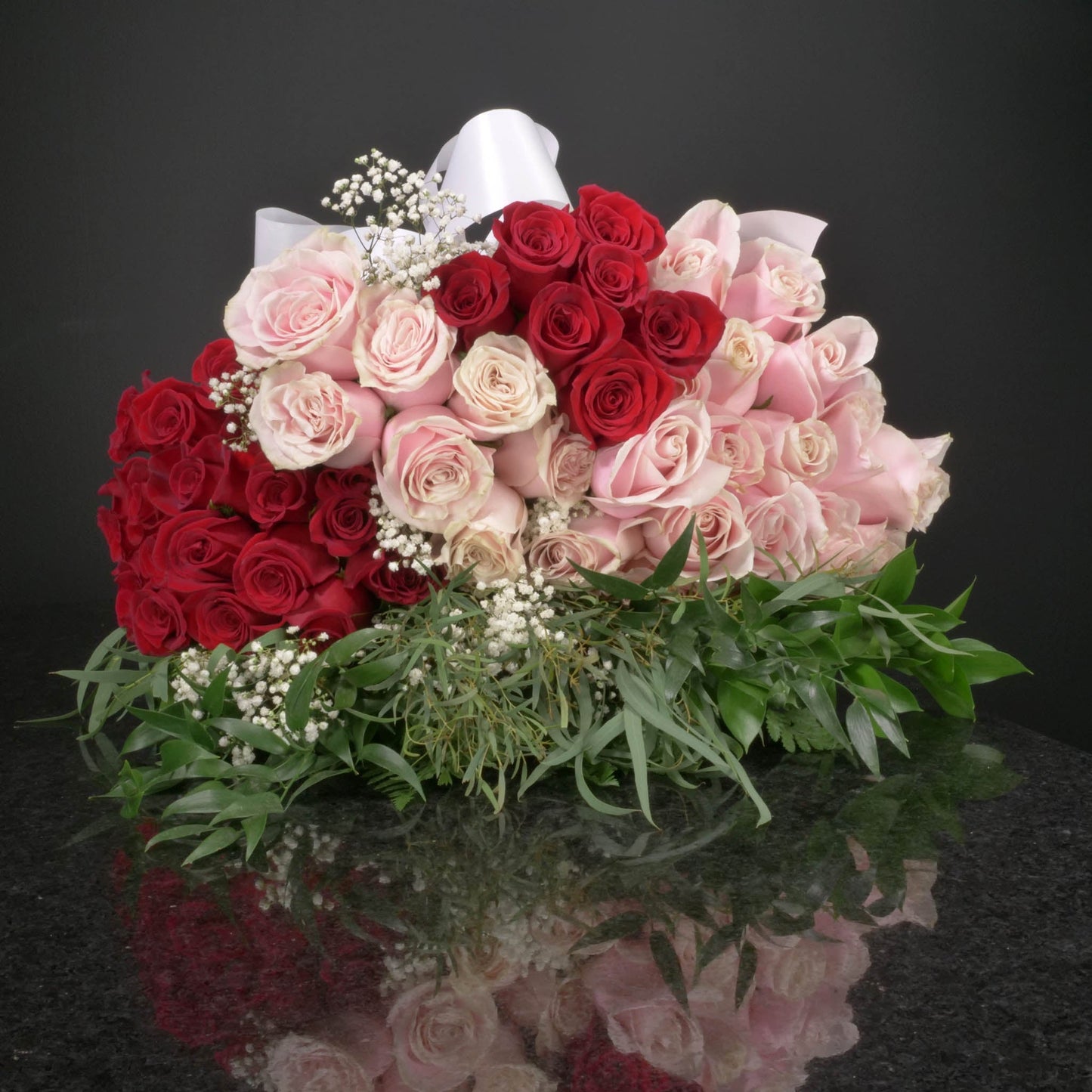 50 Roses / Hand-Tied / Fancy