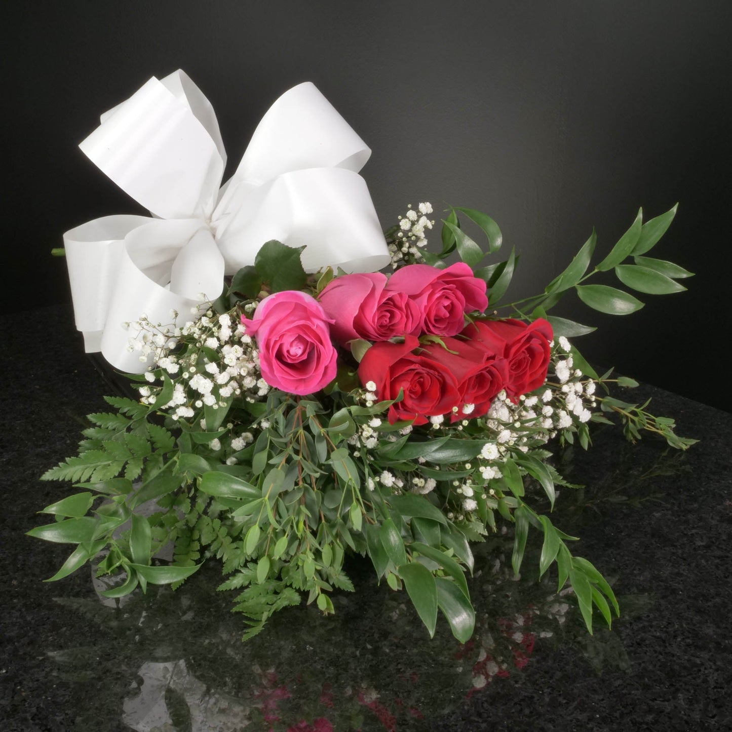 6 Roses / Hand-Tied / Fancy