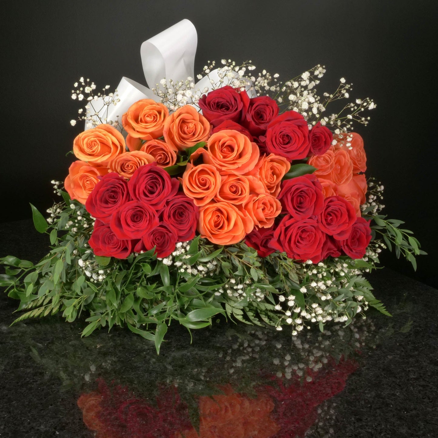 36 Roses / Hand-Tied / Fancy