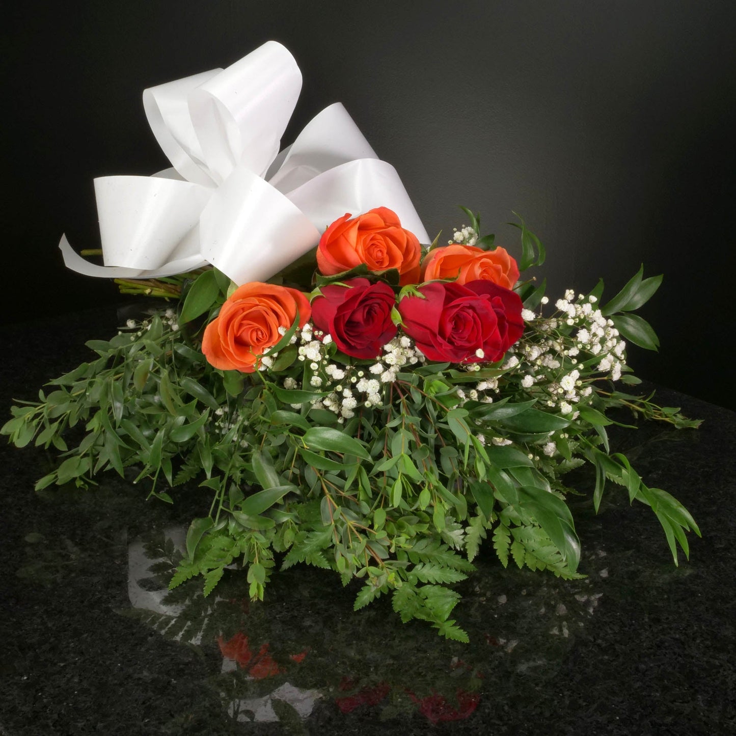 6 Roses / Hand-Tied / Fancy