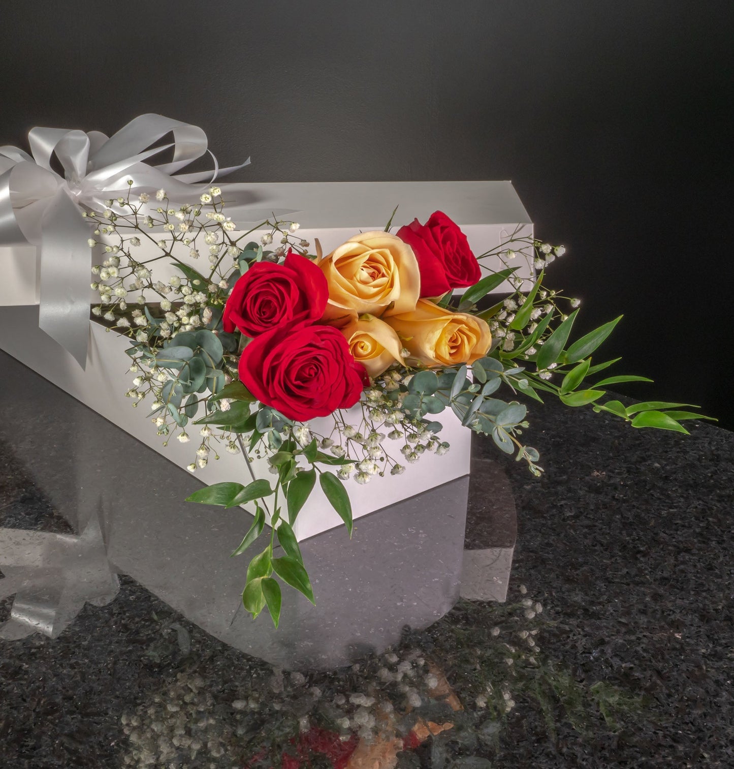 6 Roses / Boxed / Fancy