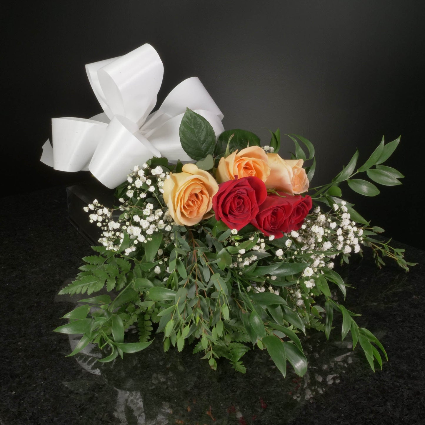 6 Roses / Hand-Tied / Fancy
