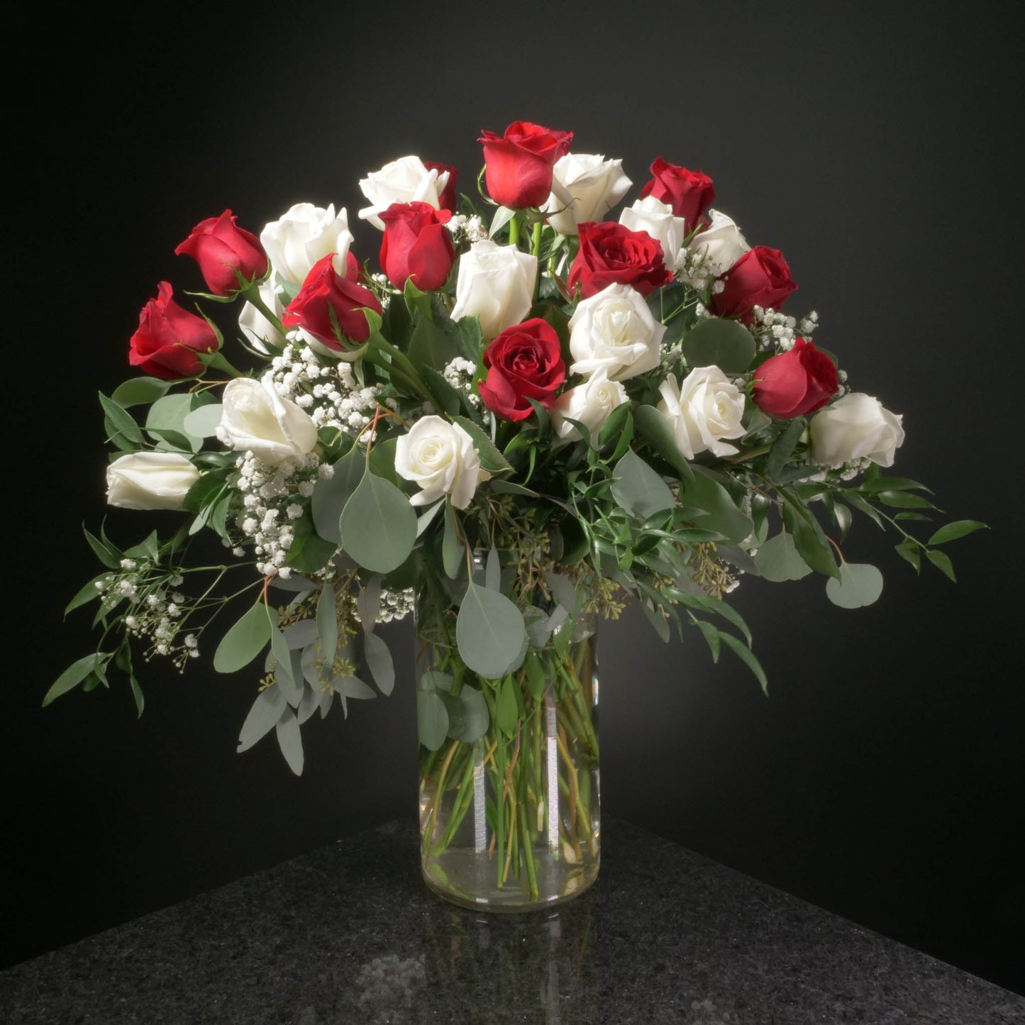 36 Roses / Vase / Fancy
