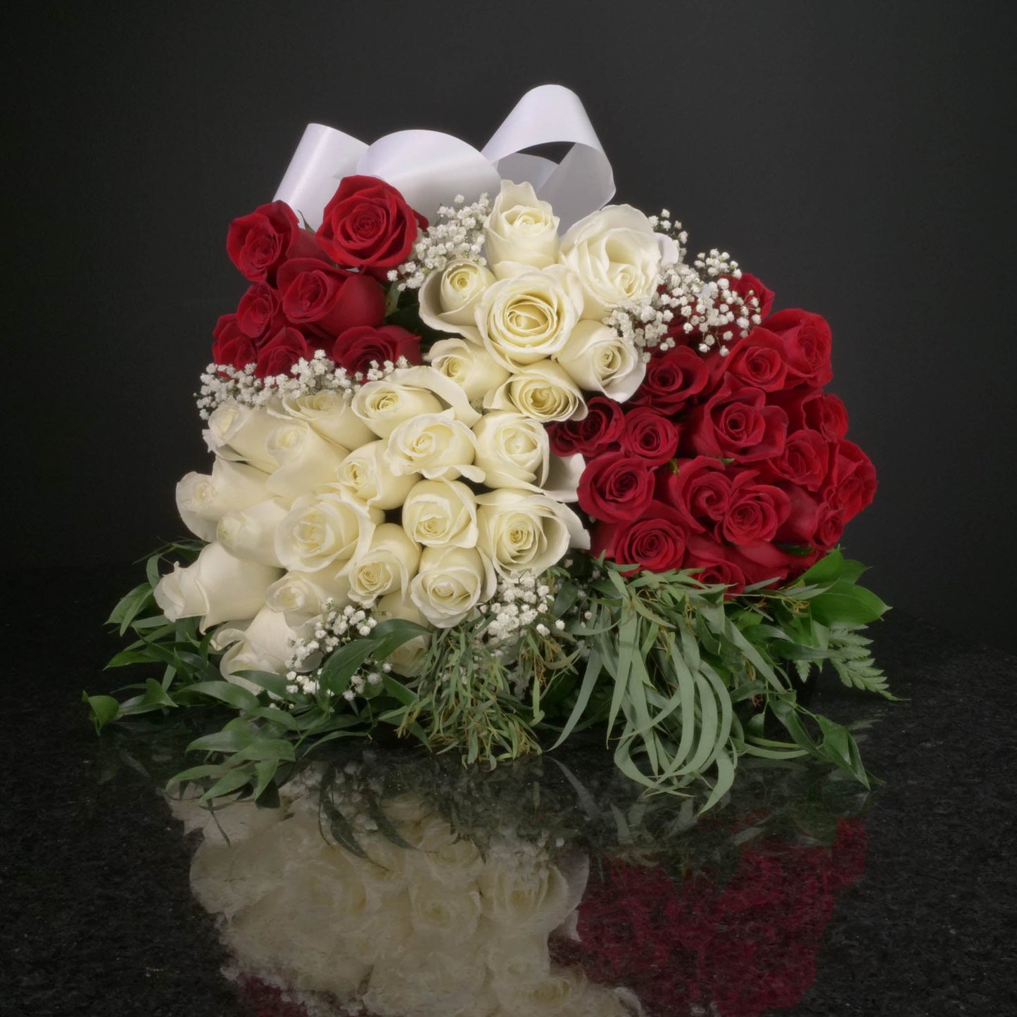 50 Roses / Hand-Tied / Fancy
