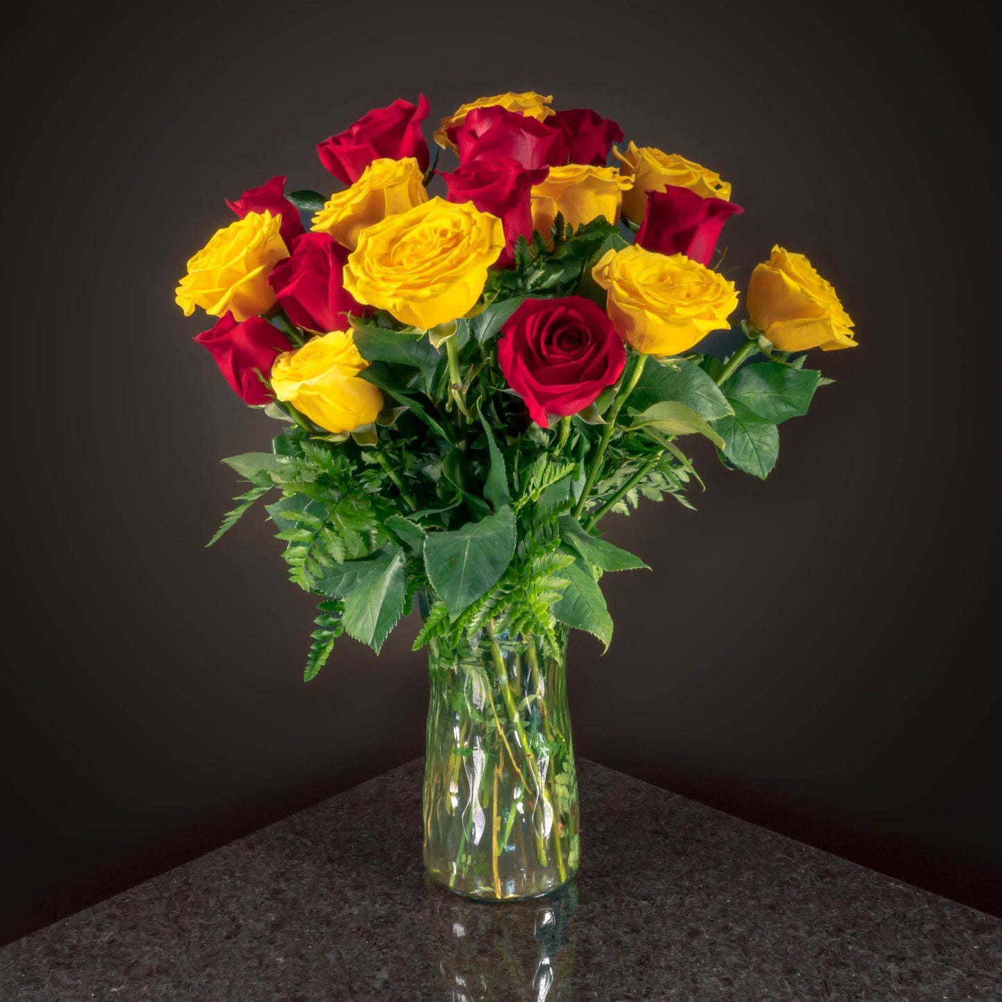 18 Roses / Vase / Basic