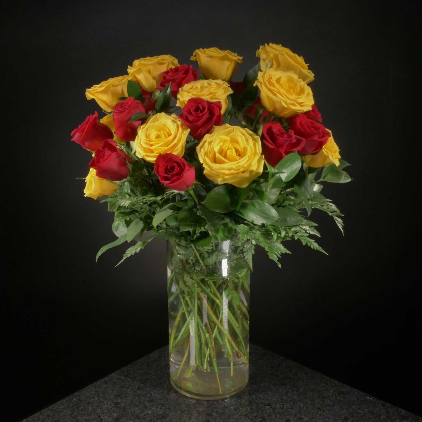24 Roses / Vase / Basic