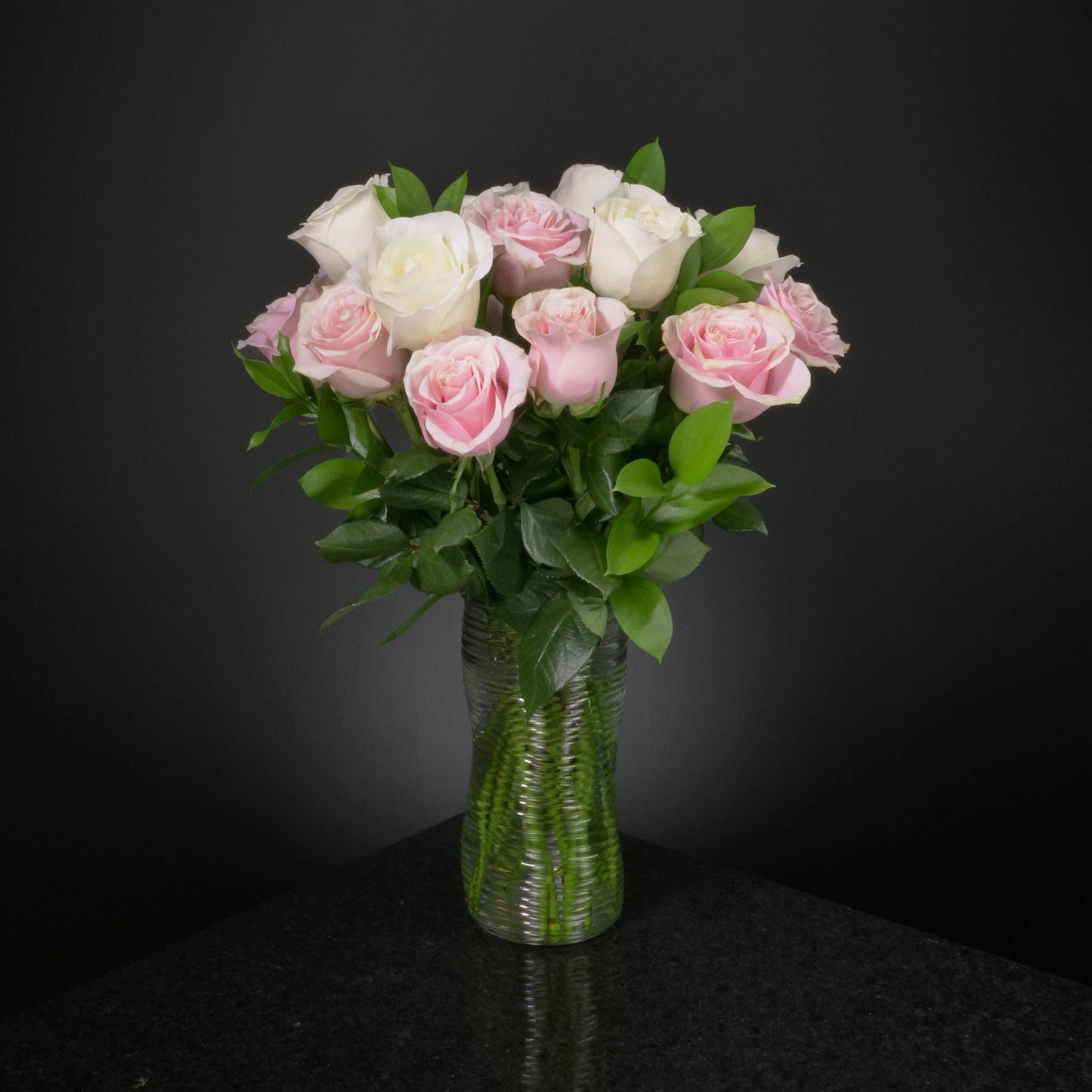 18 Roses / Vase / Basic