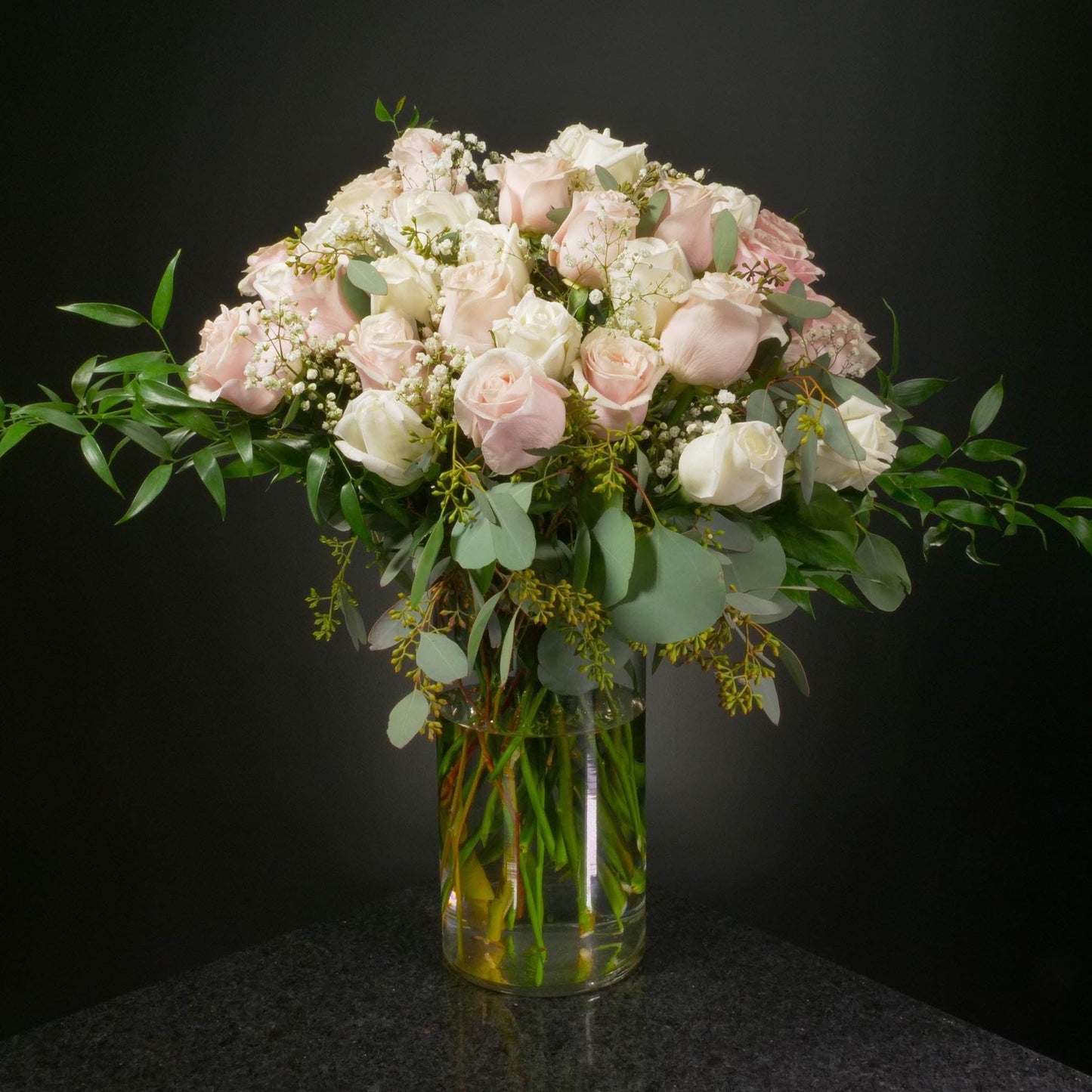 36 Roses / Vase / Fancy