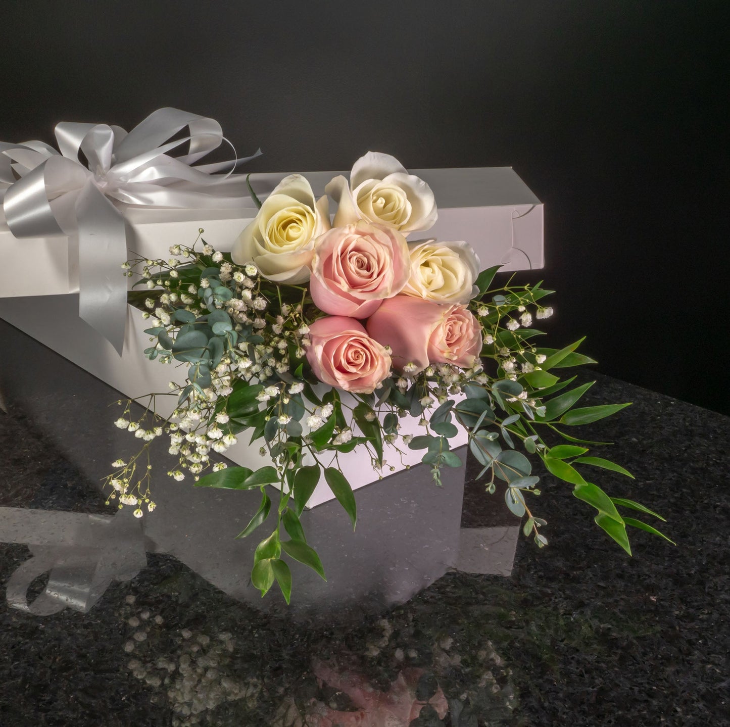 6 Roses / Boxed / Fancy