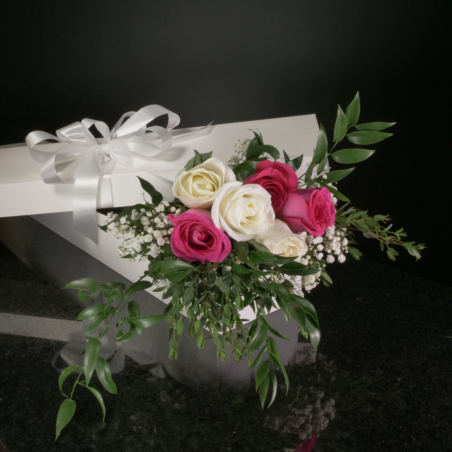 6 Roses / Boxed / Fancy