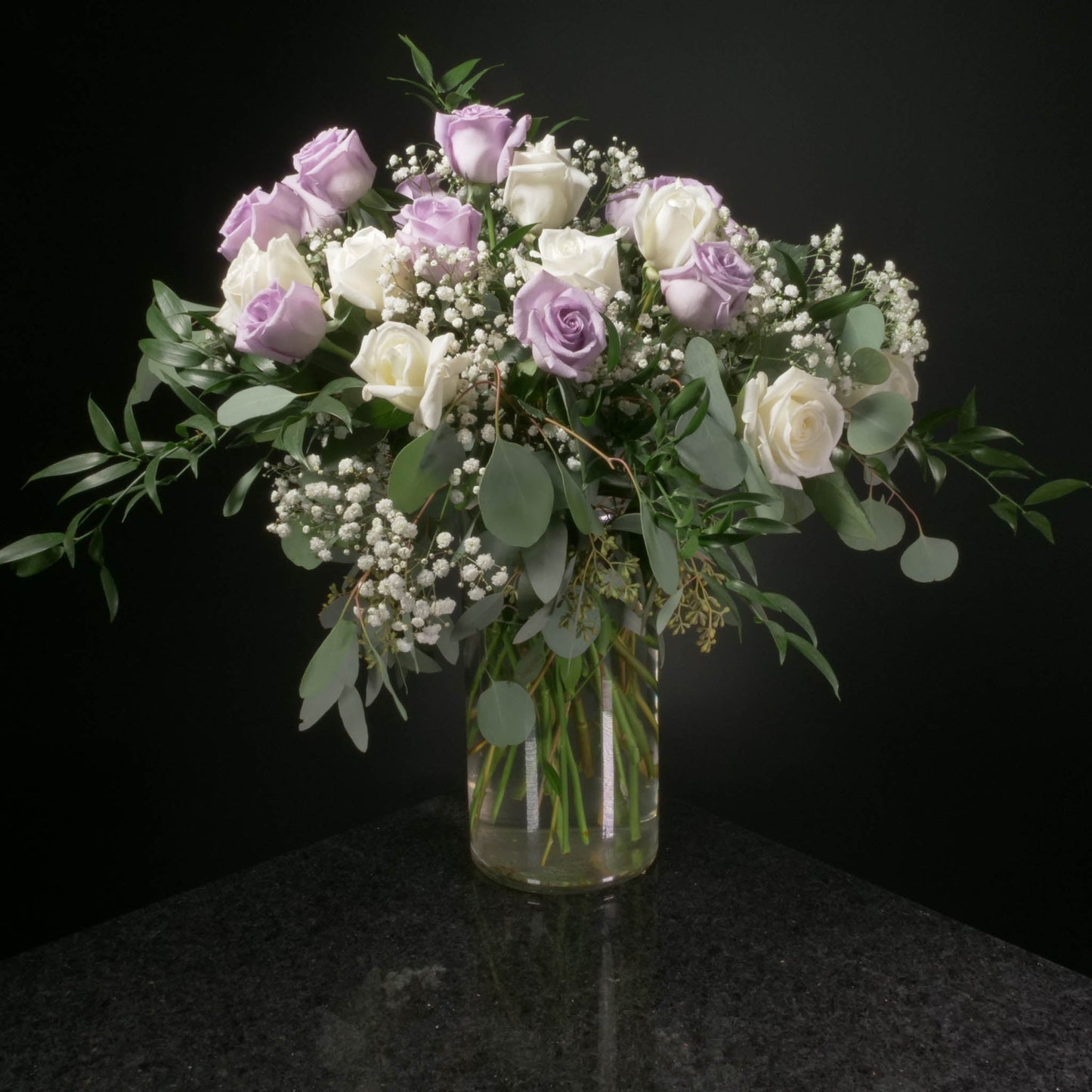 24 Roses / Vase / Fancy