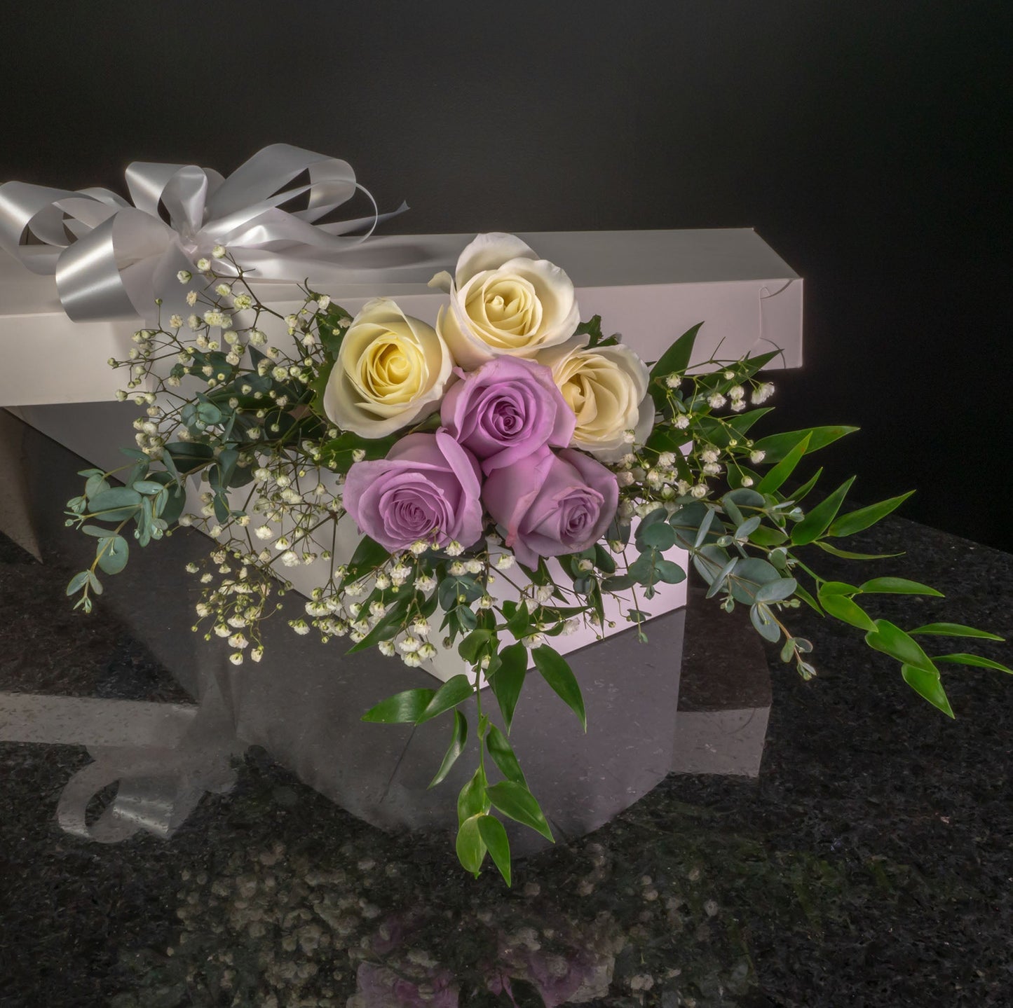 6 Roses / Boxed / Fancy
