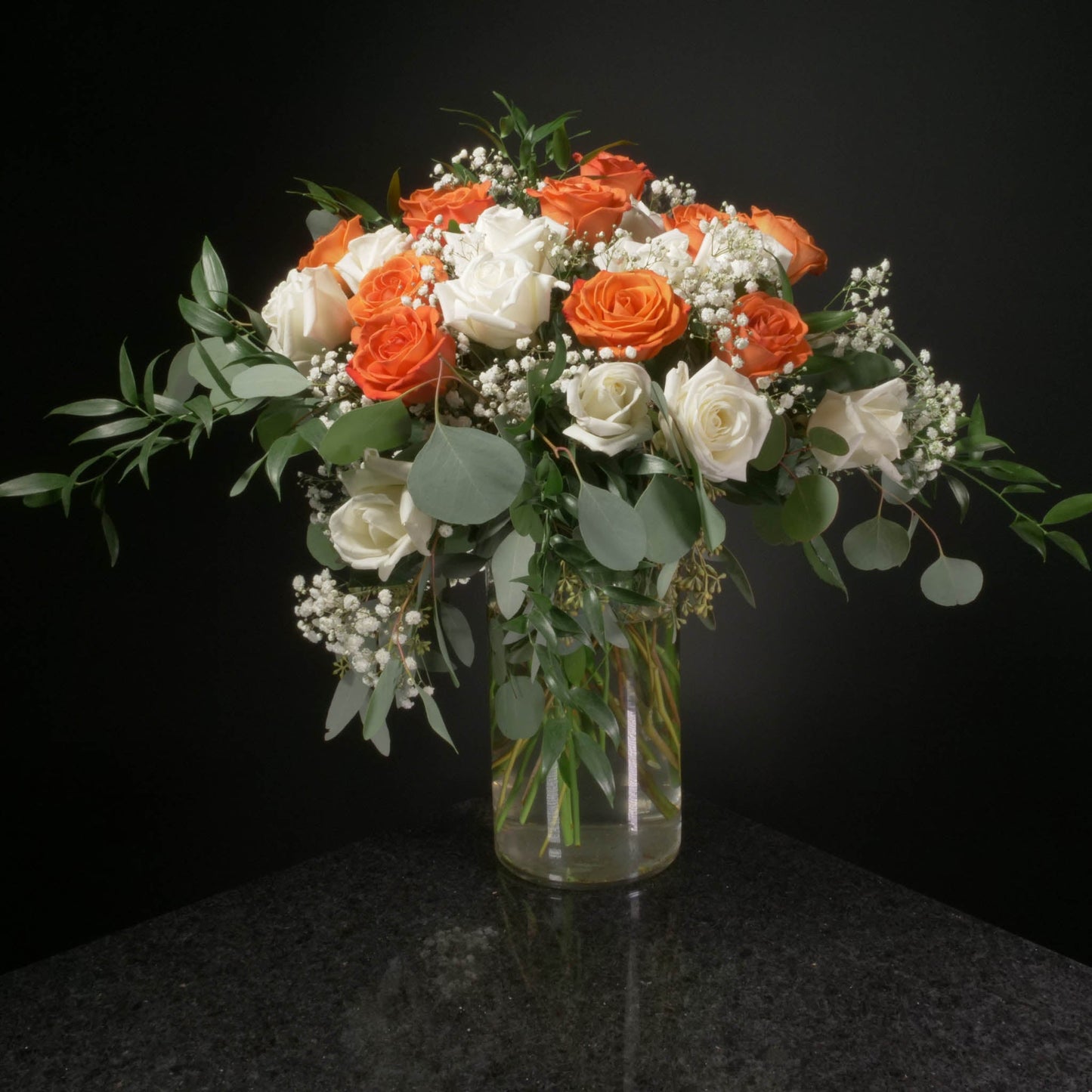 24 Roses / Vase / Fancy