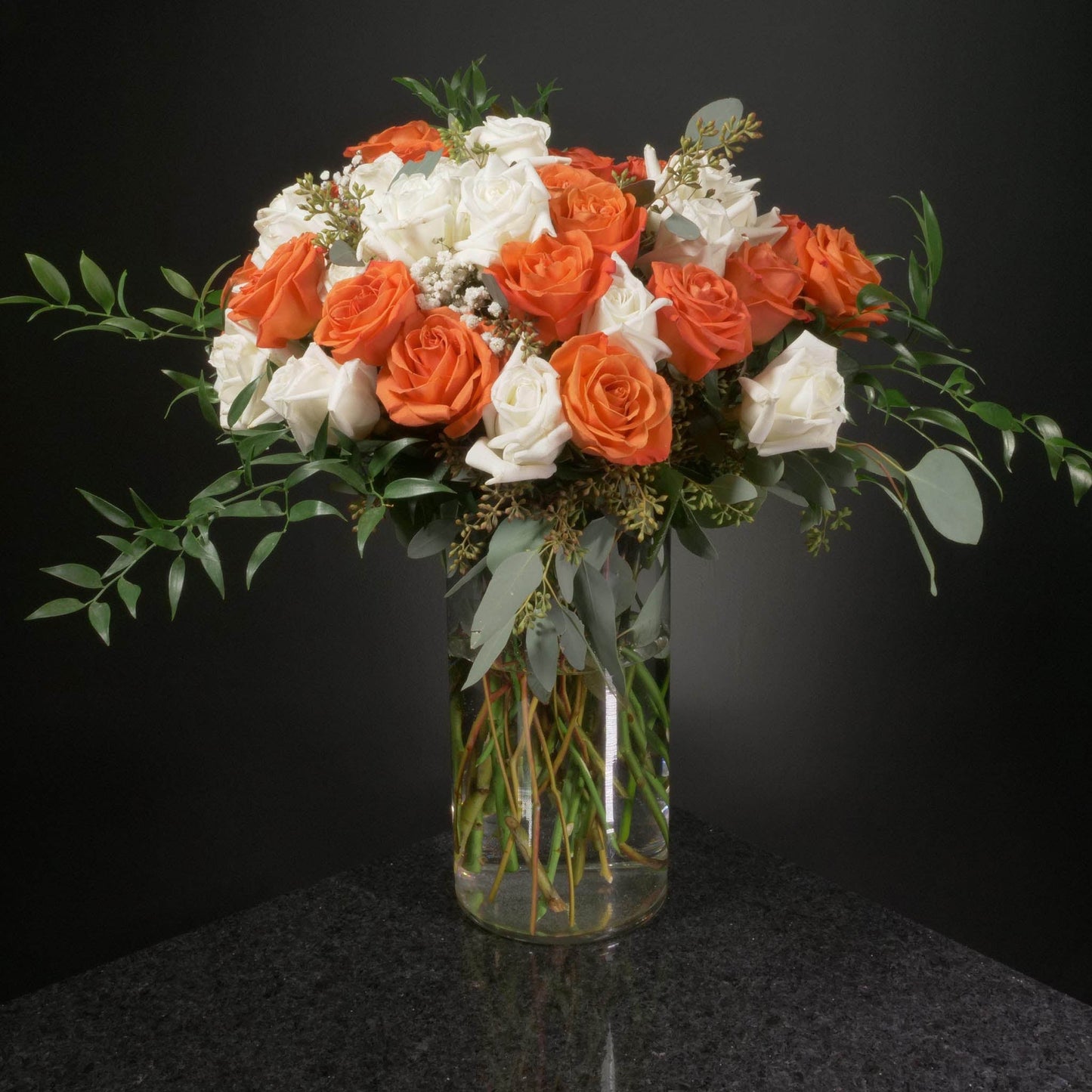 36 Roses / Vase / Fancy