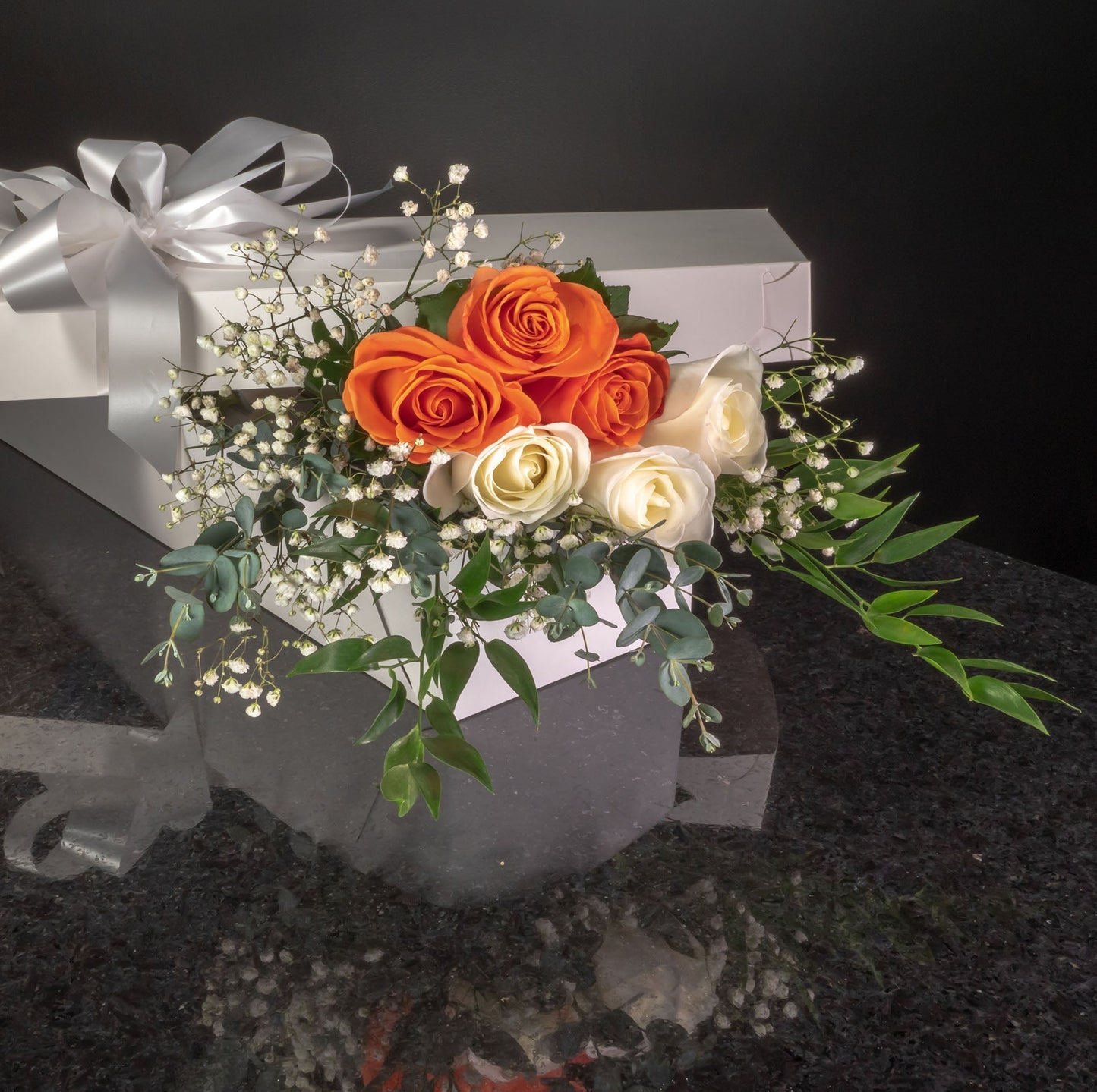 6 Roses / Boxed / Fancy